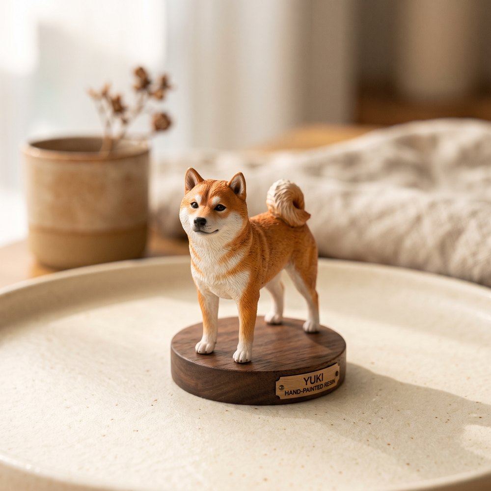 柴犬のフィギュア